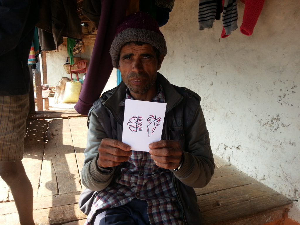 Seized in a village in Kathmandu Valley, Nepal on January 13th 2014. 